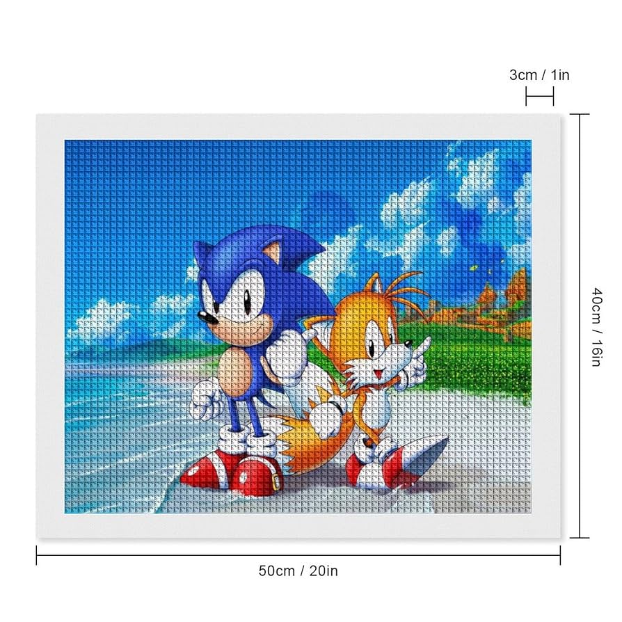 ソニック・ザ・ヘッジホッグ アートイラスト サイン入り シリアルナンバー入り ソニック・ザ・ヘッジホッグ アートイラスト サイン入り